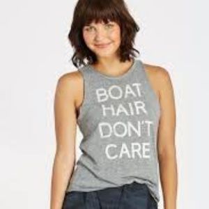 ISO Evereve Chaser Boat Hair Don't Care tank